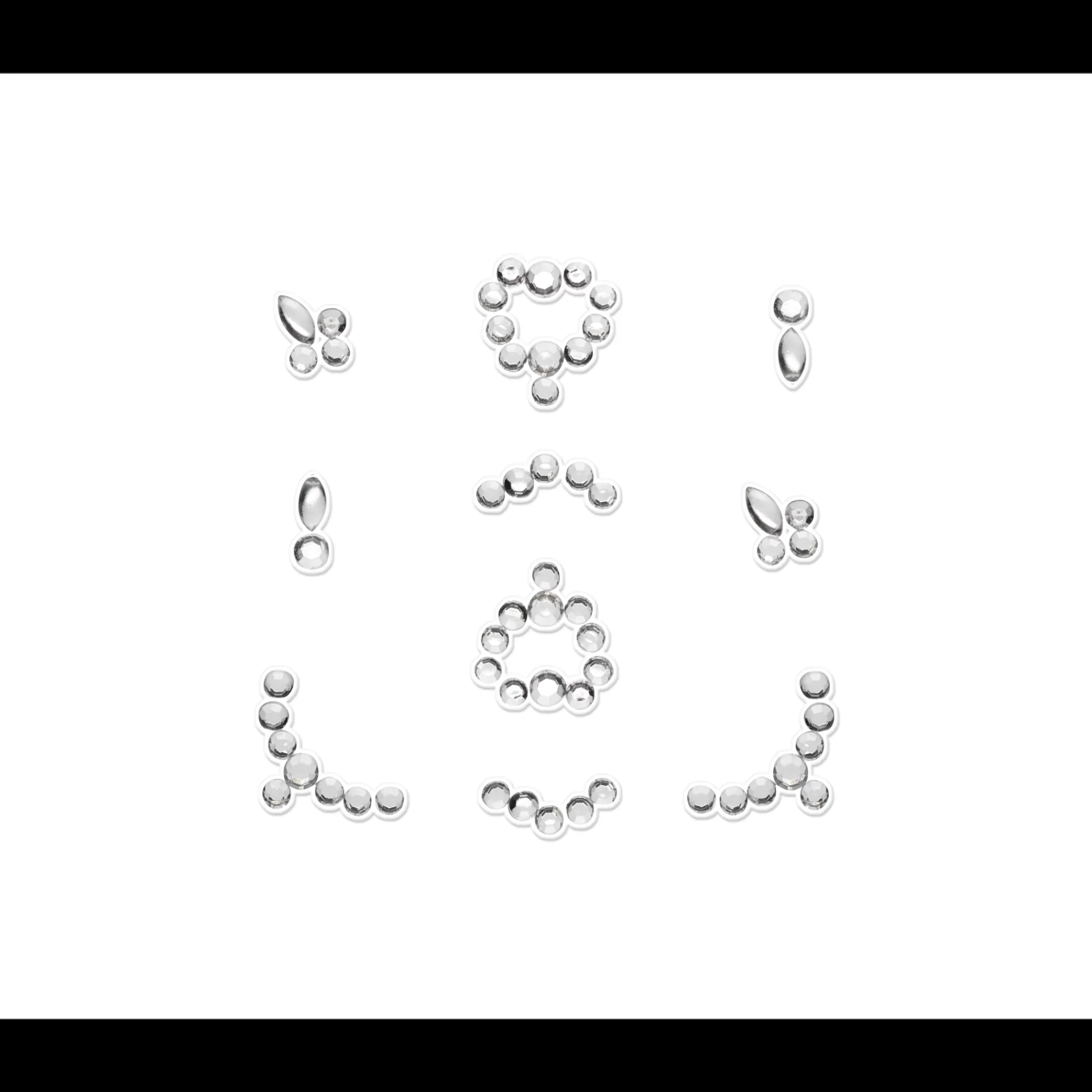 essence Nail Art | 3D nail jewels adesivi unghie 02 - mirror universe
