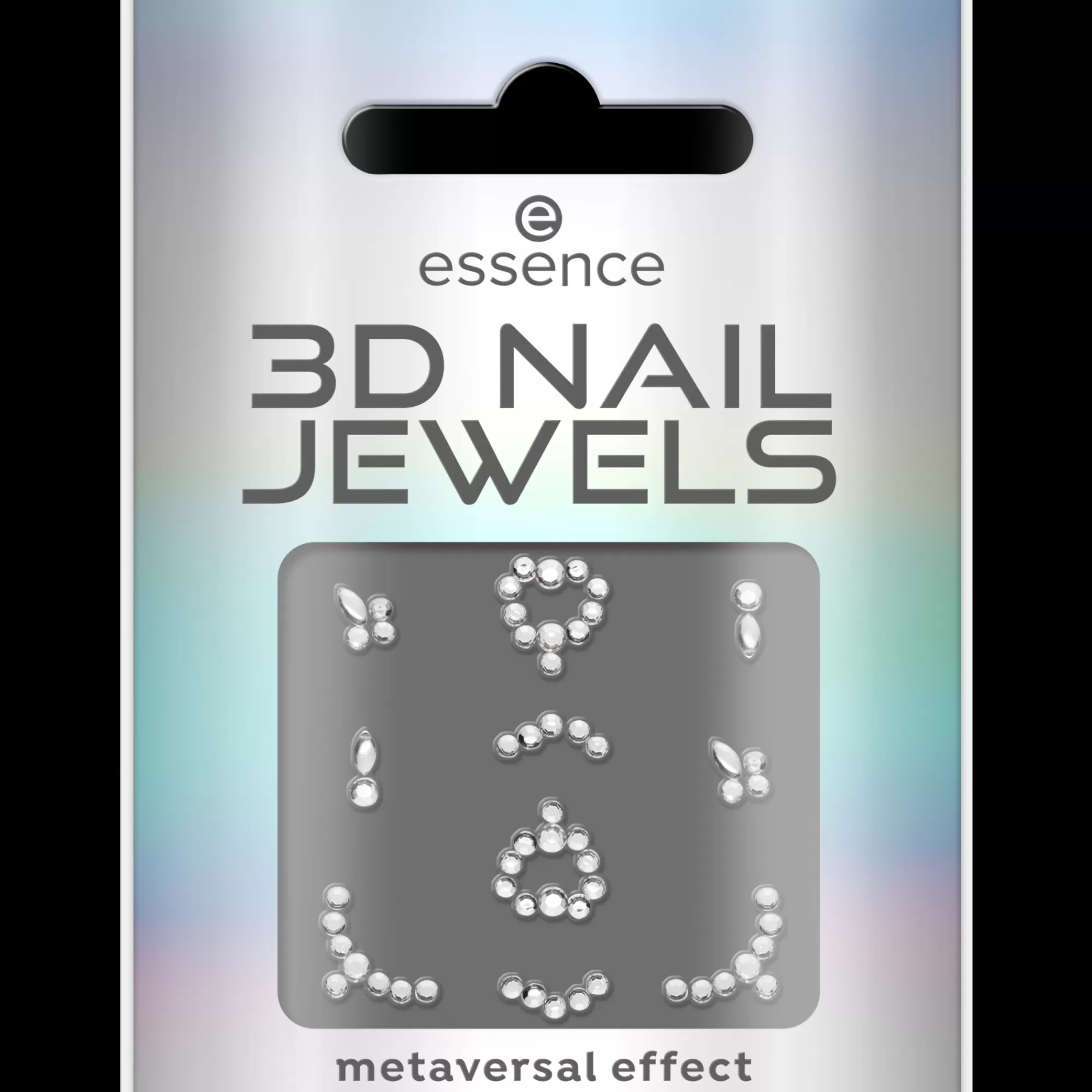 essence Nail Art | 3D nail jewels adesivi unghie 02 - mirror universe