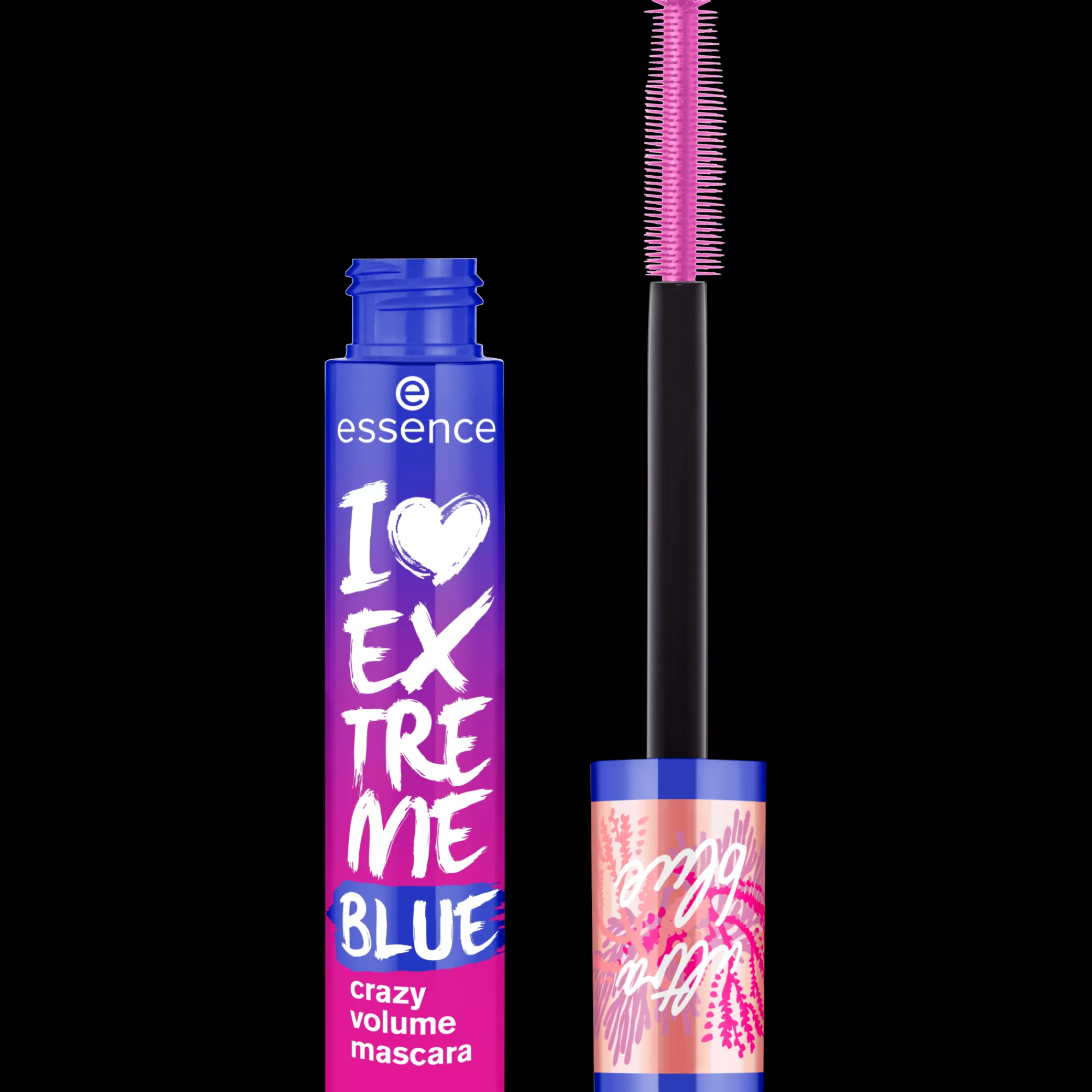 essence Mascara | live LIFE in CORAL I LOVE EXTREME BLUE mascara volumizzante
