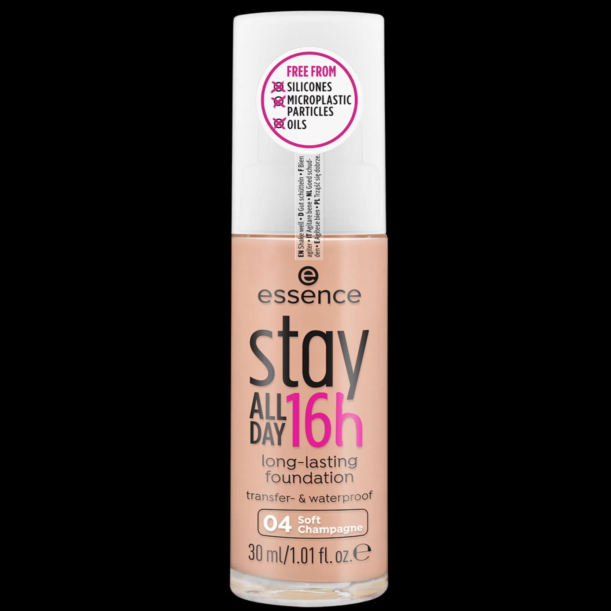 essence Fondotinta | stay ALL DAY 16h long-lasting fondotinta viso 04 - Soft Champagne