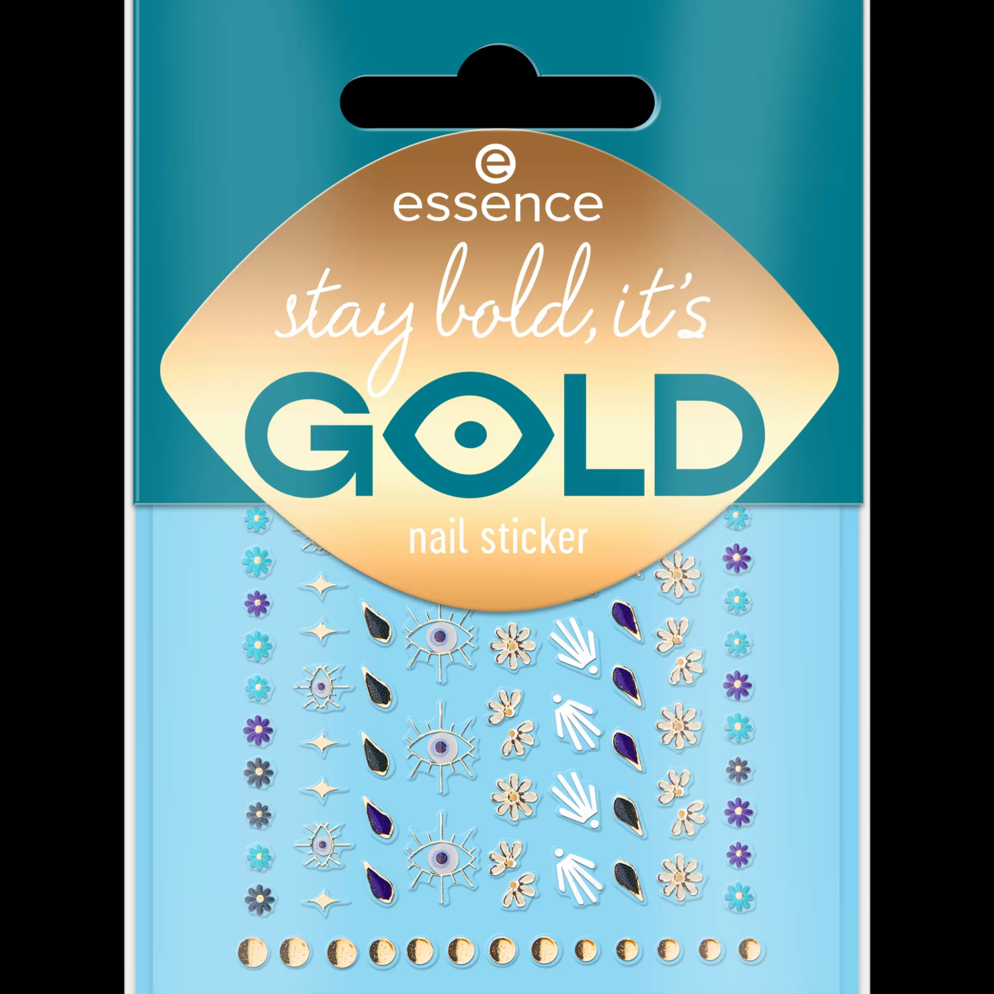 essence Nail Art | stay bold, it's GOLD adesivi unghie