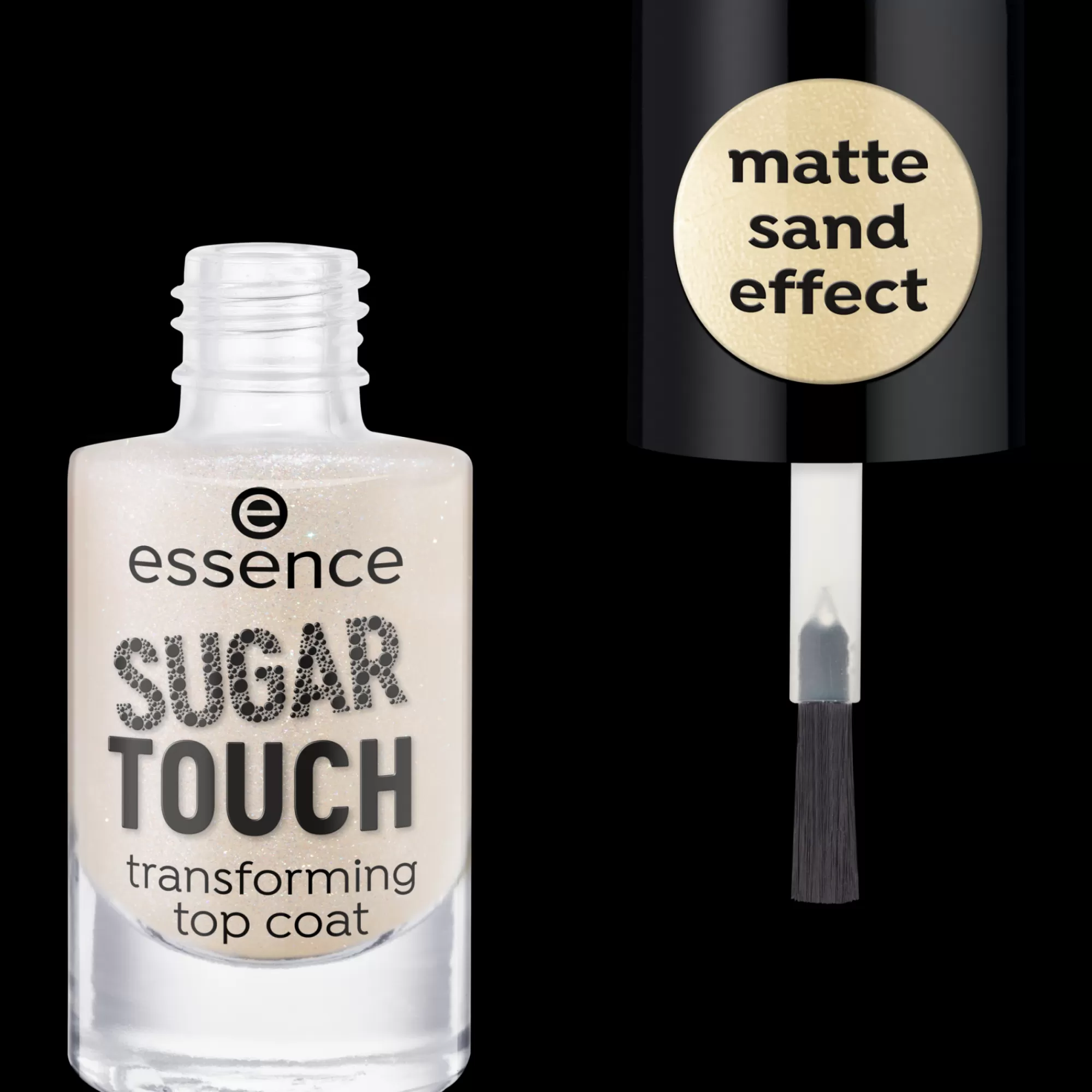 essence Top & Base Coat | Top coat SUGAR TOUCH trasforming